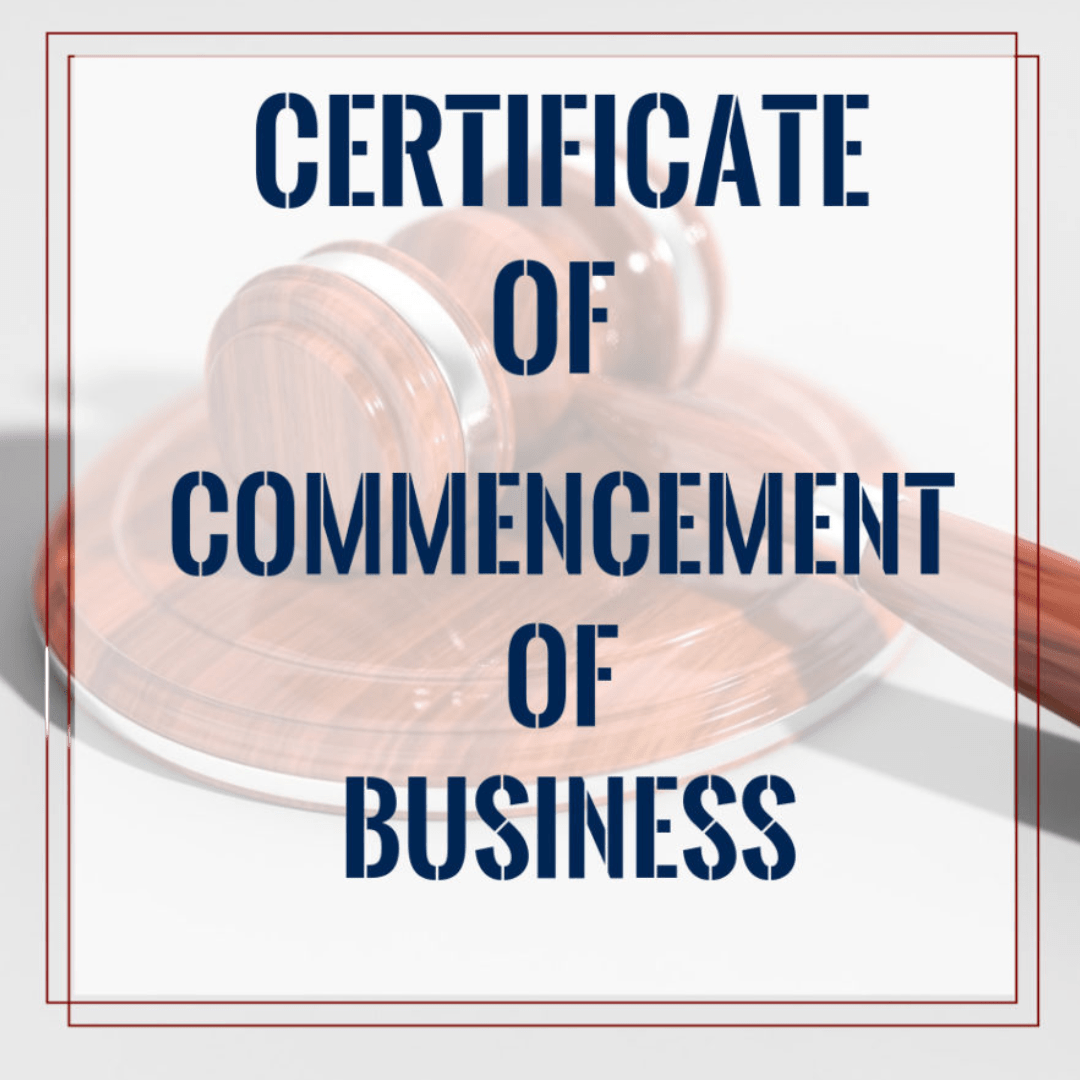 Commencement of Business - Image 2