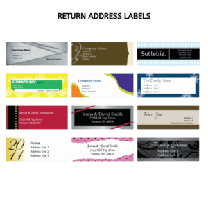 Return Address Label (144 Quantity)