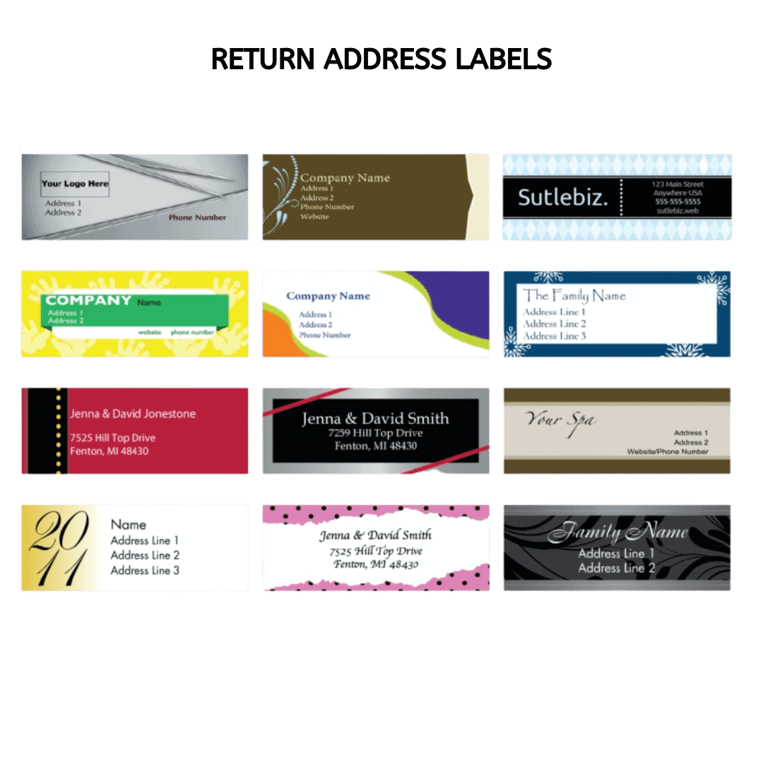 Return Address Label (144 Quantity)