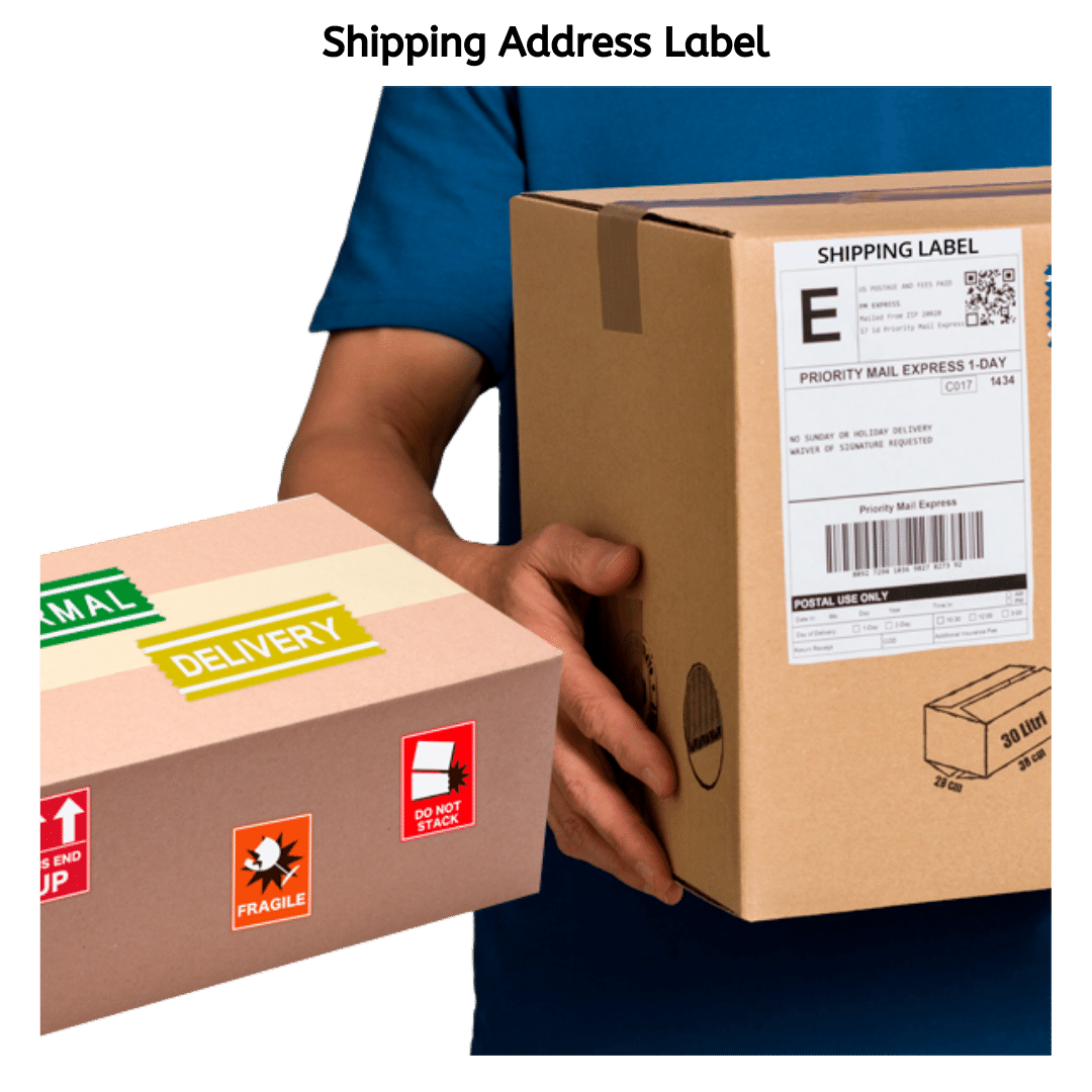Shipping Address Label (24 Quantity) - Image 2