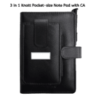3 in 1 Knott Pocket-size Note Pad with Ca