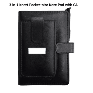 3 in 1 Knott Pocket-size Note Pad with Ca