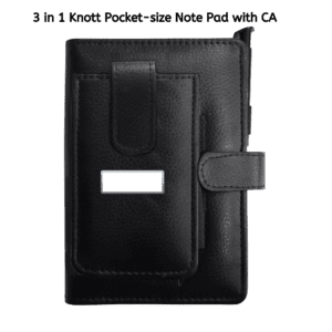 3 in 1 Knott Pocket-size Note Pad with Ca