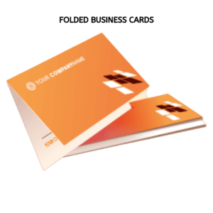 Folded Business Cards