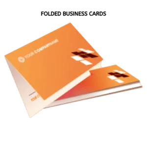 Folded Business Cards