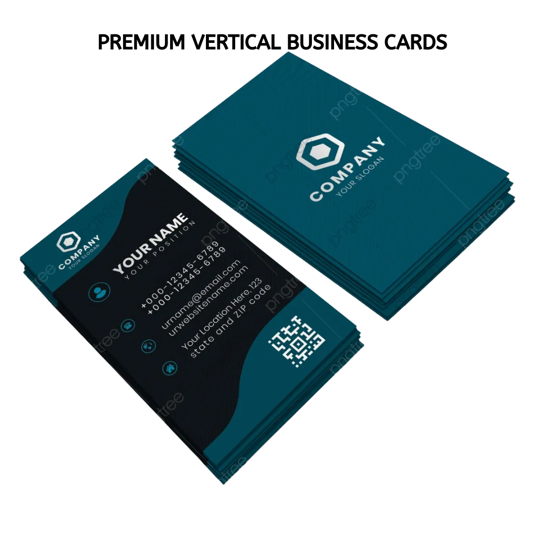 Premium Vertical Business Cards